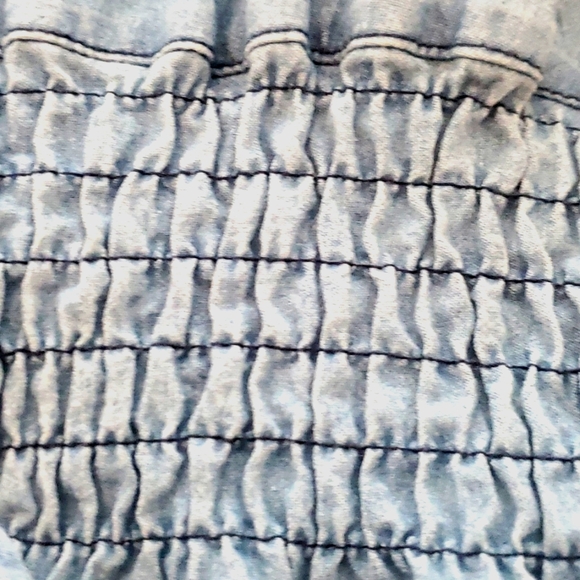 Cupro Bronamina Sleeveless Denim Blue Zip Up Dress - Picture 5 of 7